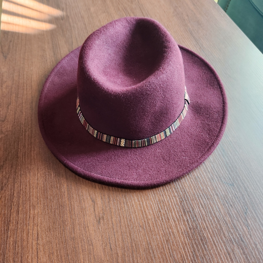Target Burgundy Fedora Hat